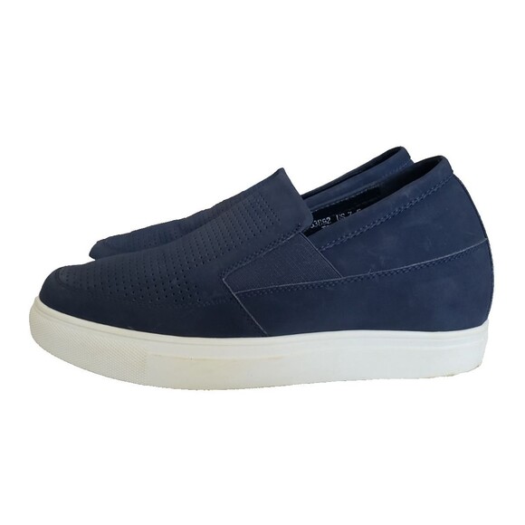 CALTO G63892 3 Inches Elevator Height Increase Blue Perforated SlipOn Men Sz 7.5 main image 5